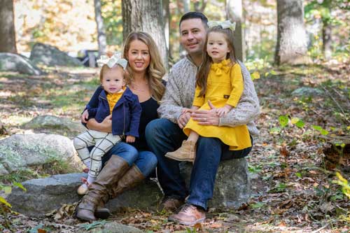 Family Picture: Family in forest